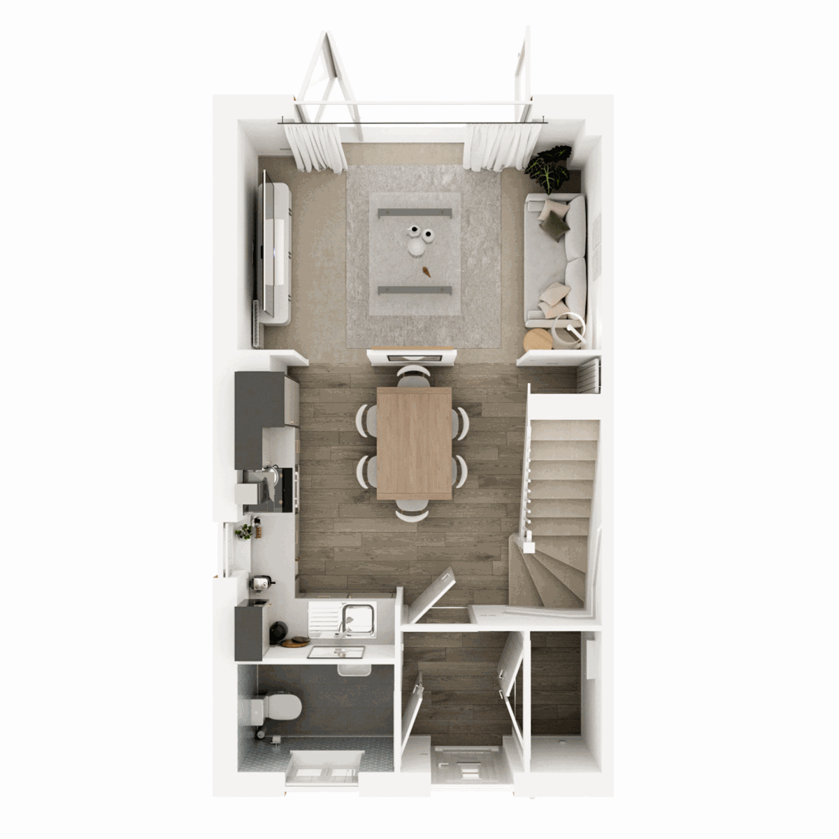 Ground Floor 3D floor plan