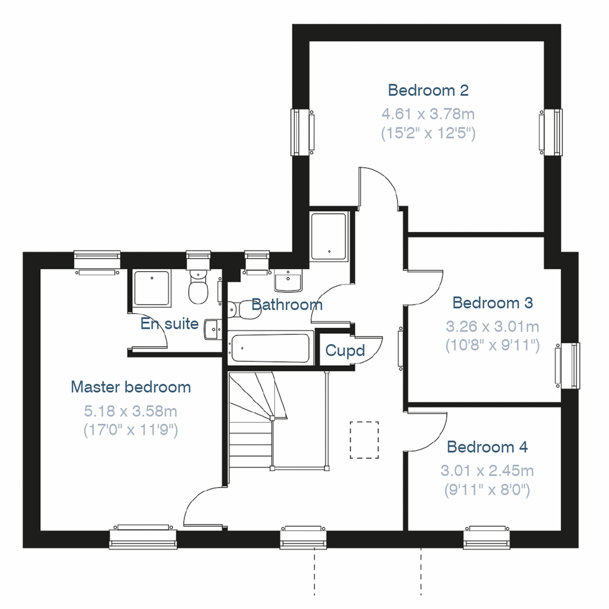 First Floor 2D floor plan