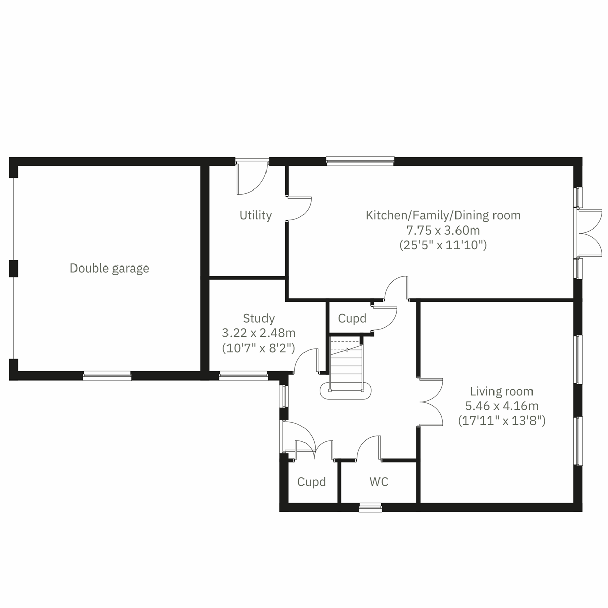 2D - Ground Floor floor plan
