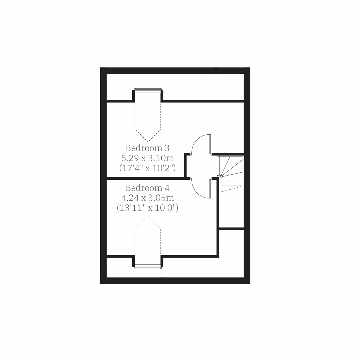 Second floor floor plan