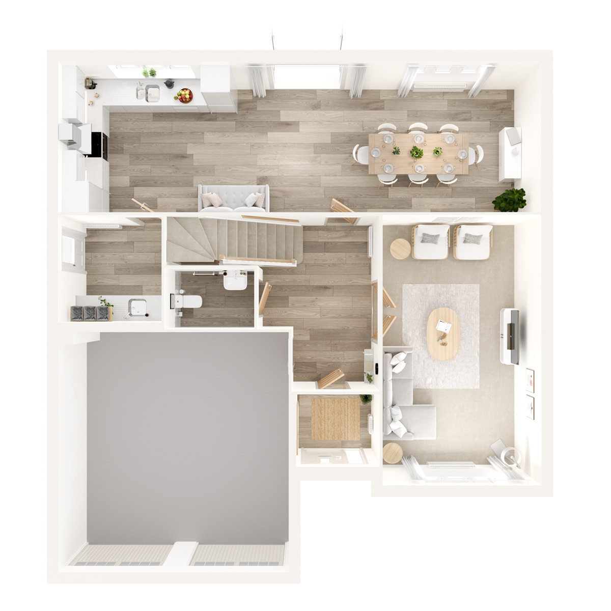 Ground Floor - 3D floor plan