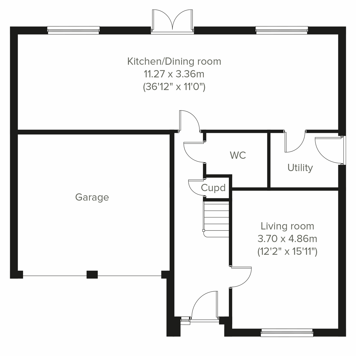 2D - Ground Floor floor plan