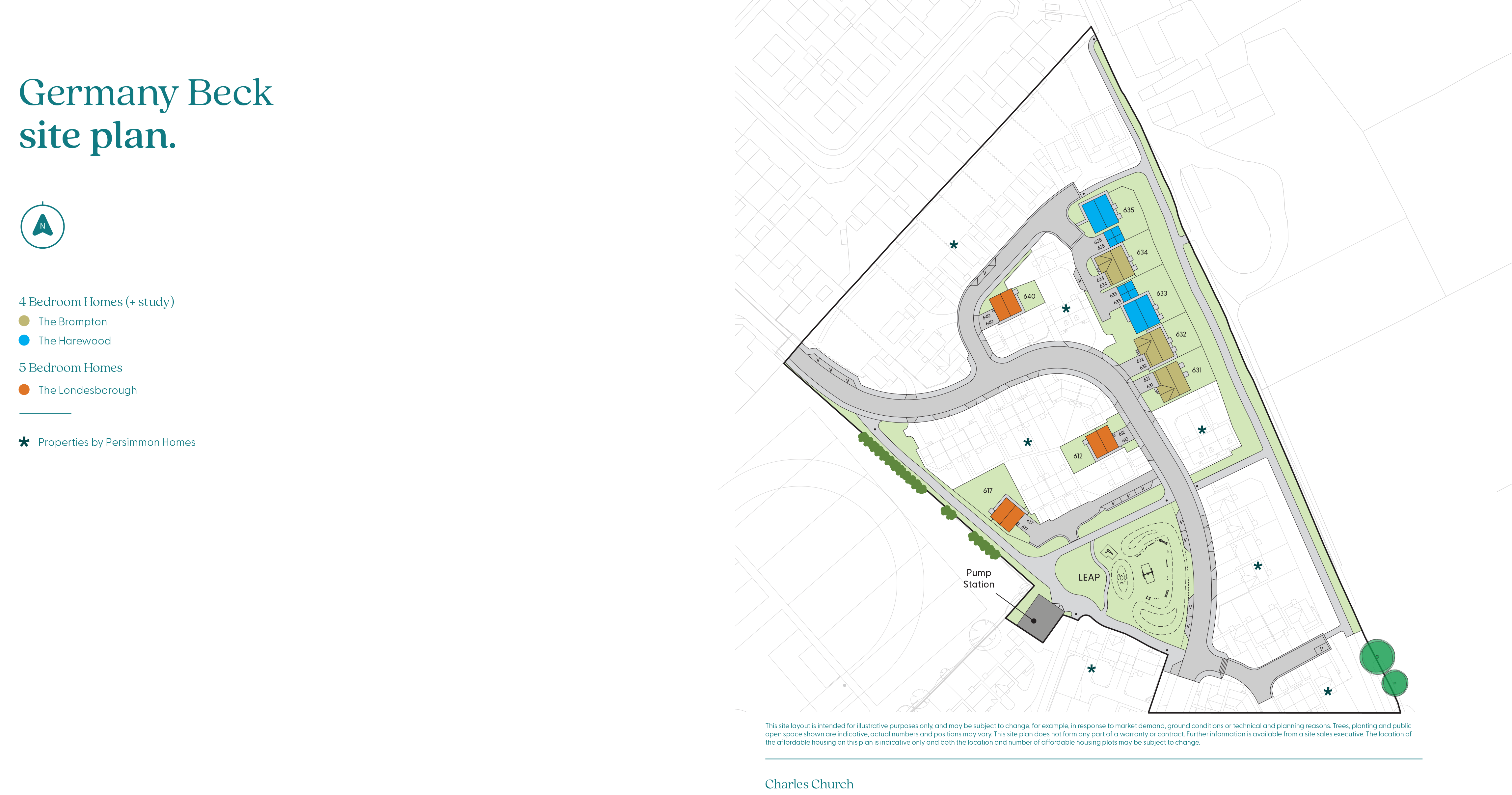 Charles Church Germany Beck site plan