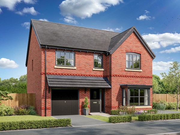 New build four-bedroom home for sale Newcastle upon tyne the Hollicombe