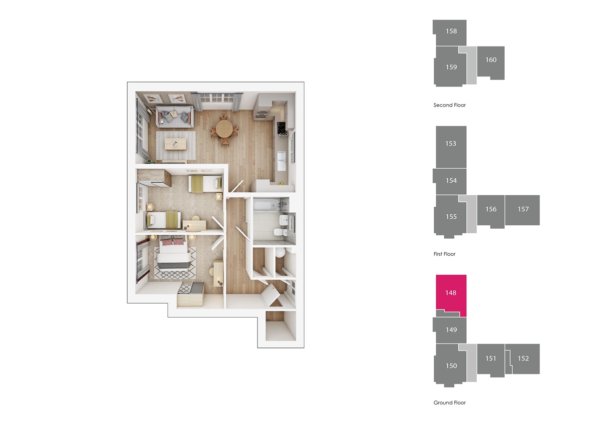 Block E - Ground Floor floor plan