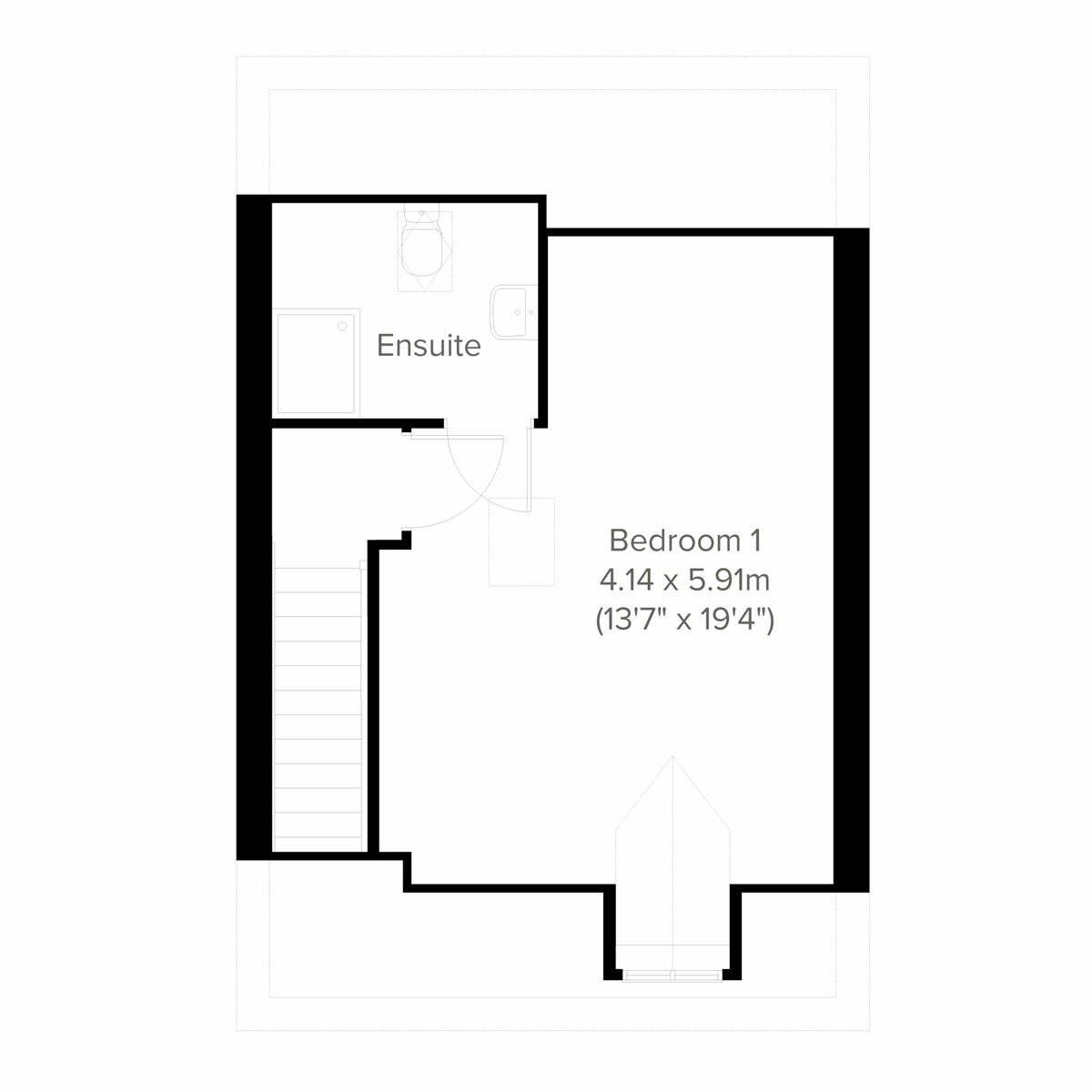 Second floor  floor plan