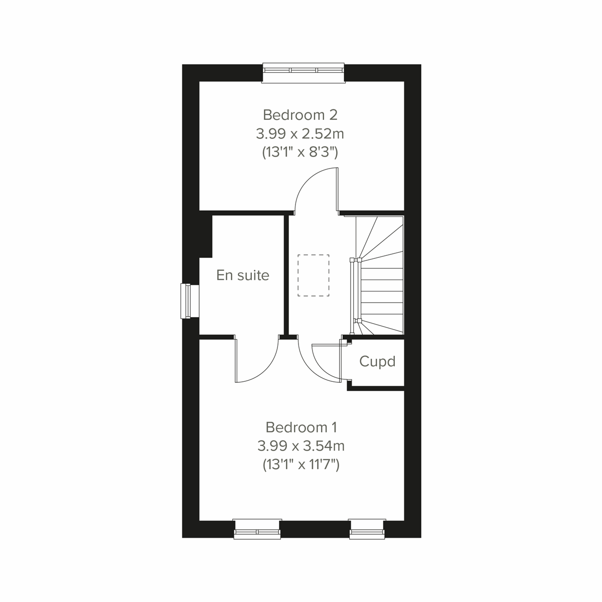 Second floor  floor plan