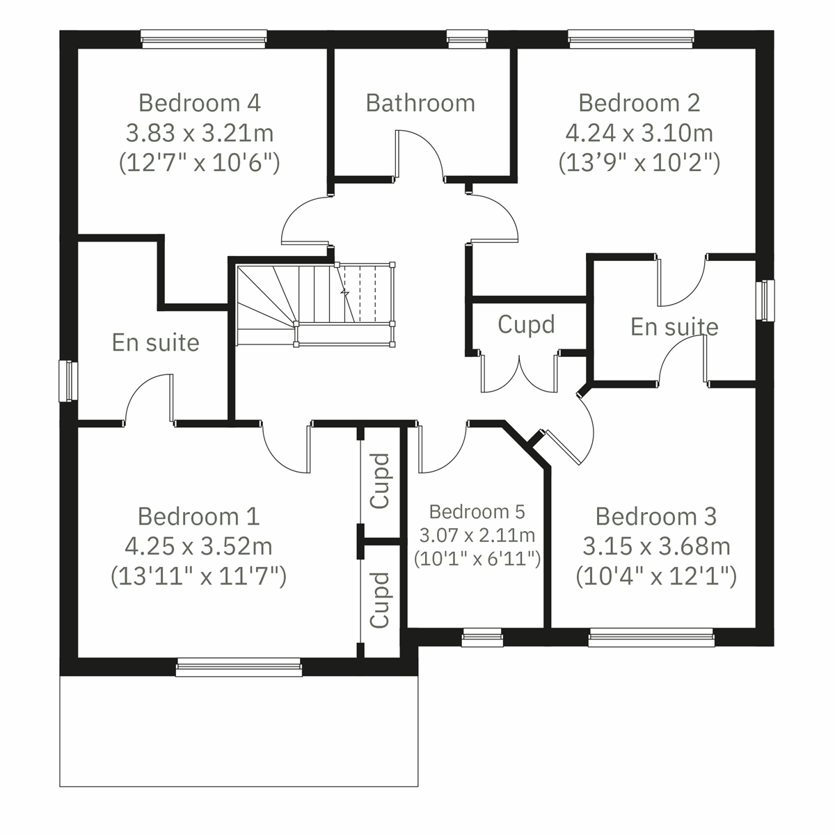 2D - First Floor floor plan