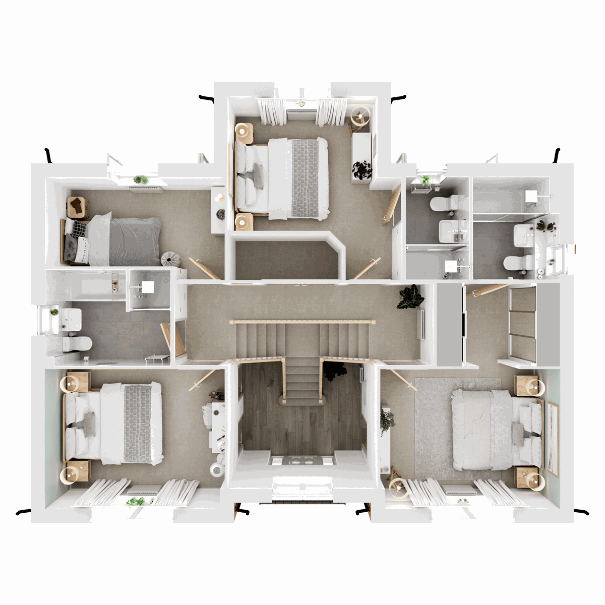 First Floor 3D floor plan