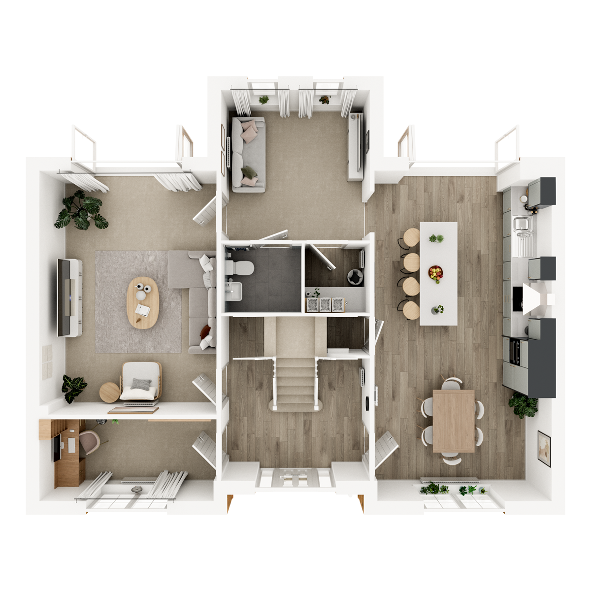 Ground Floor 3D floor plan