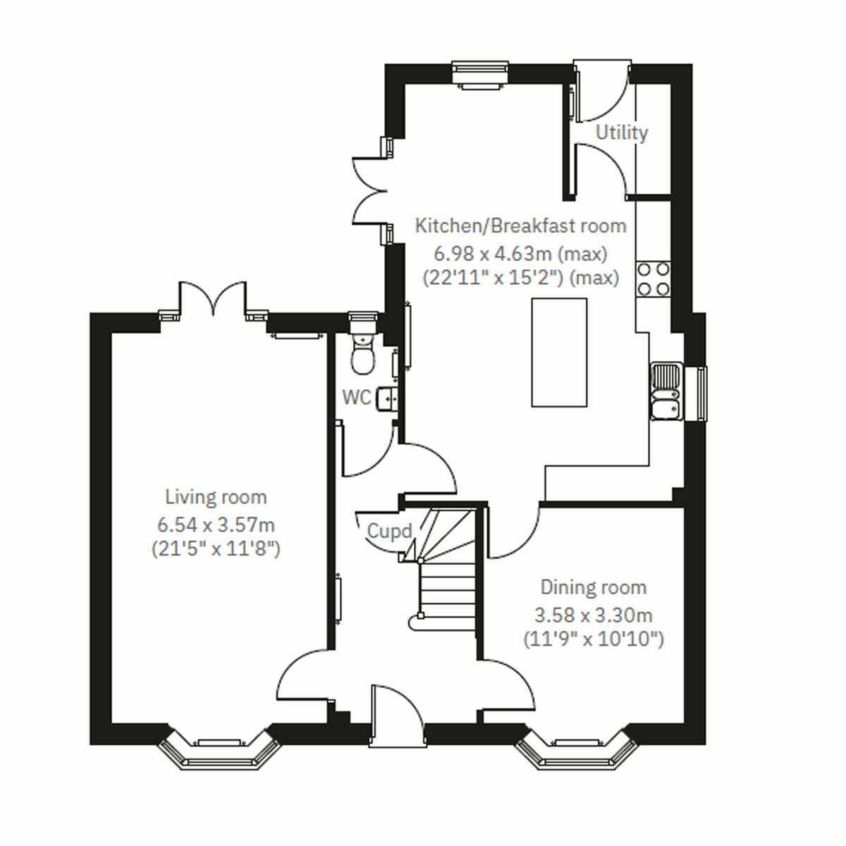 Ground Floor 2D floor plan