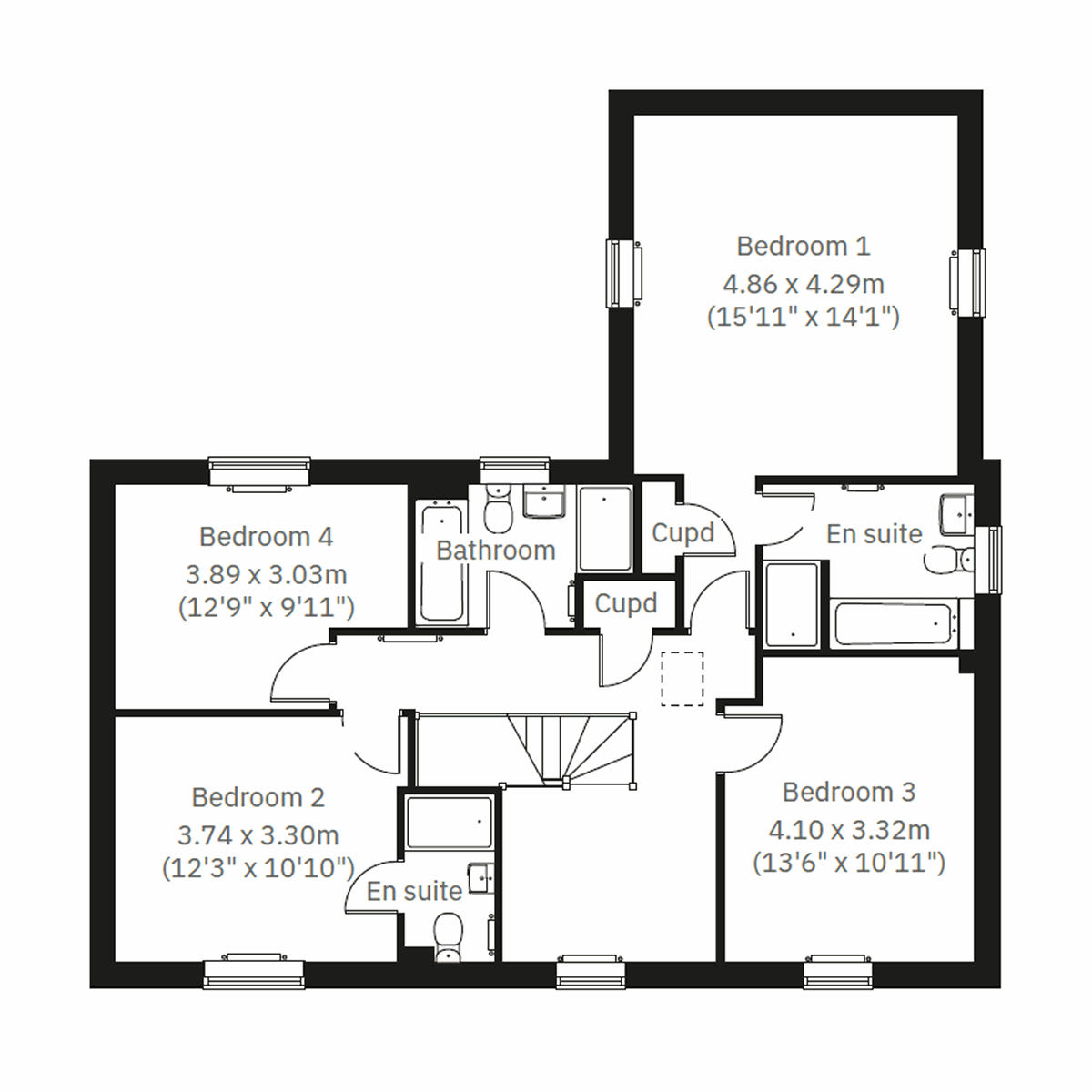 First Floor 2D floor plan