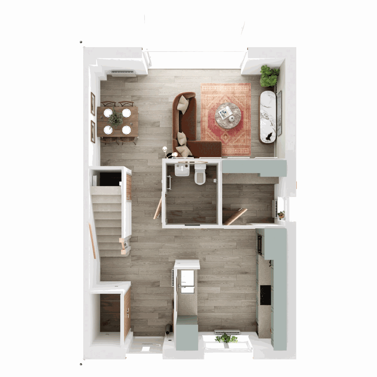 Ground Floor 3D floor plan