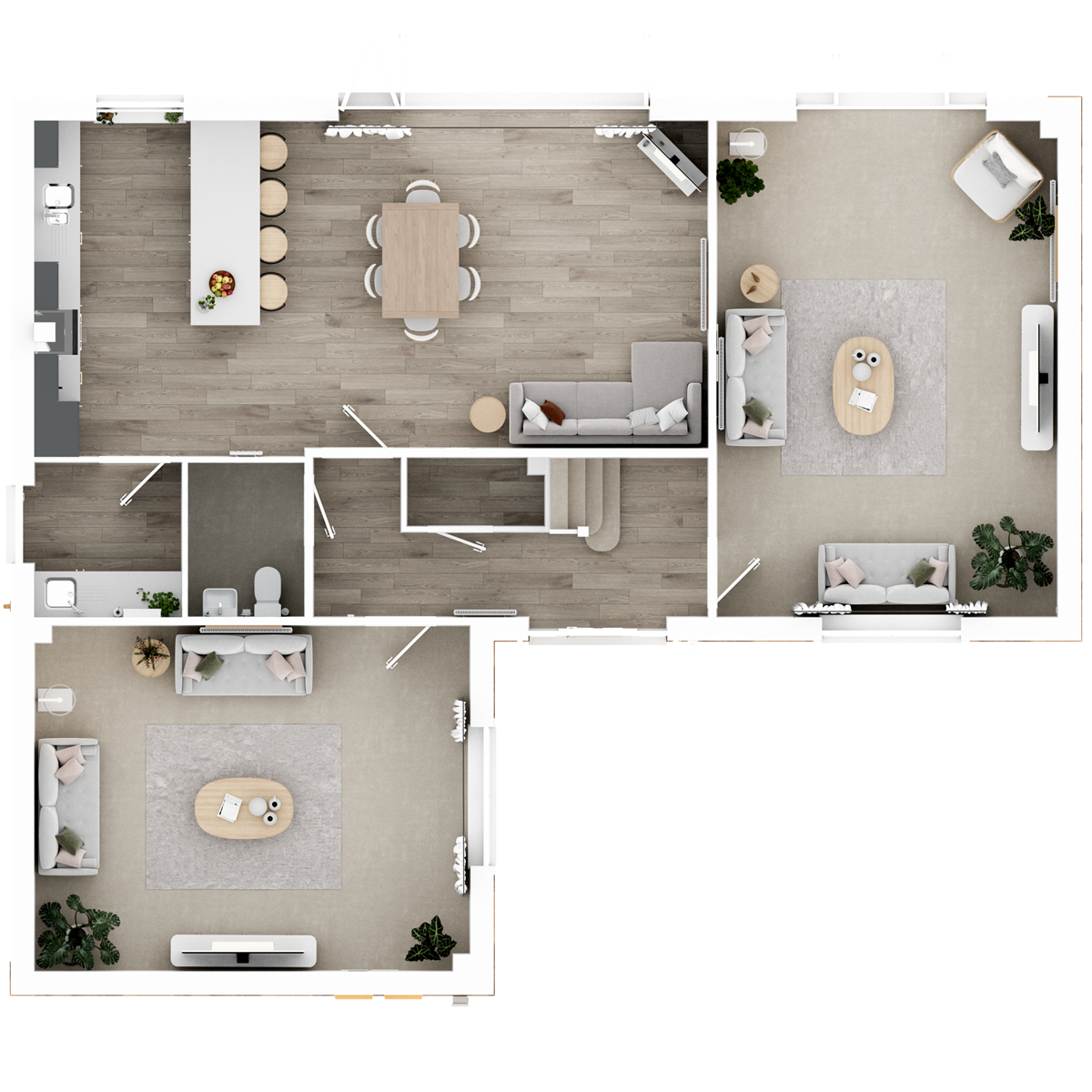 Ground Floor 3D floor plan