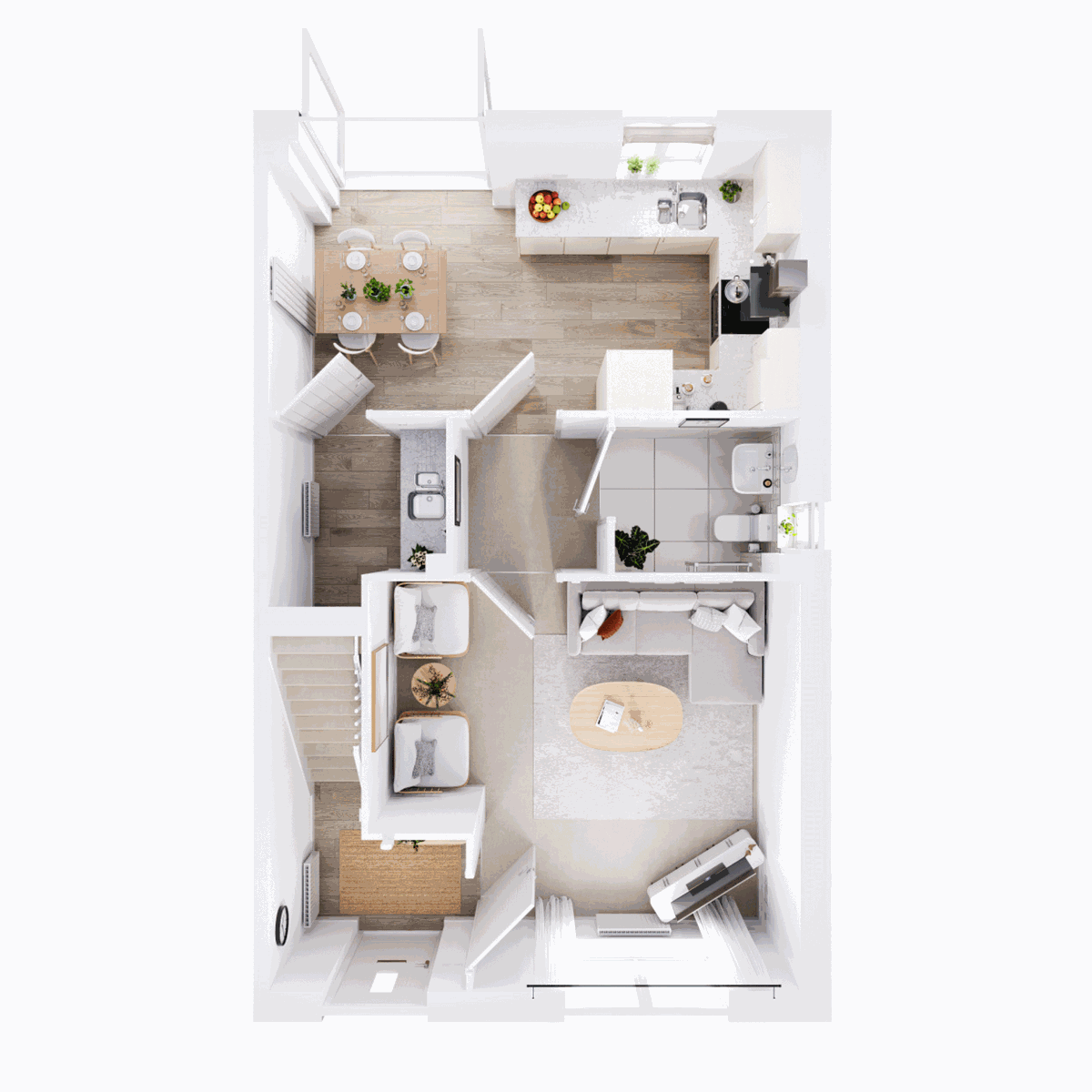 Ground Floor 3D floor plan