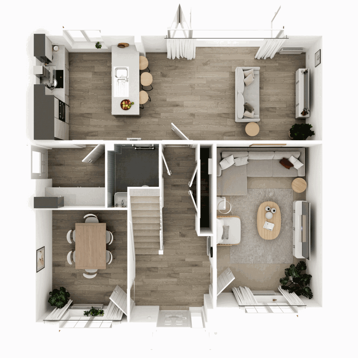 Ground Floor 3D floor plan