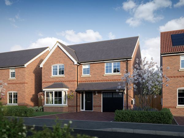 Front view of the Holicombe new build home at Birch View.