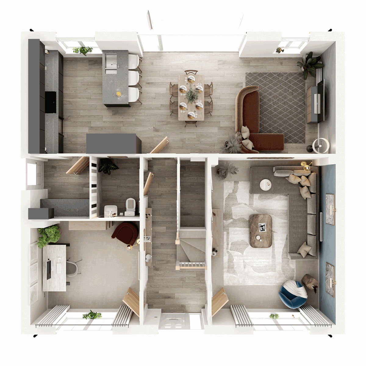 Ground Floor 3D floor plan
