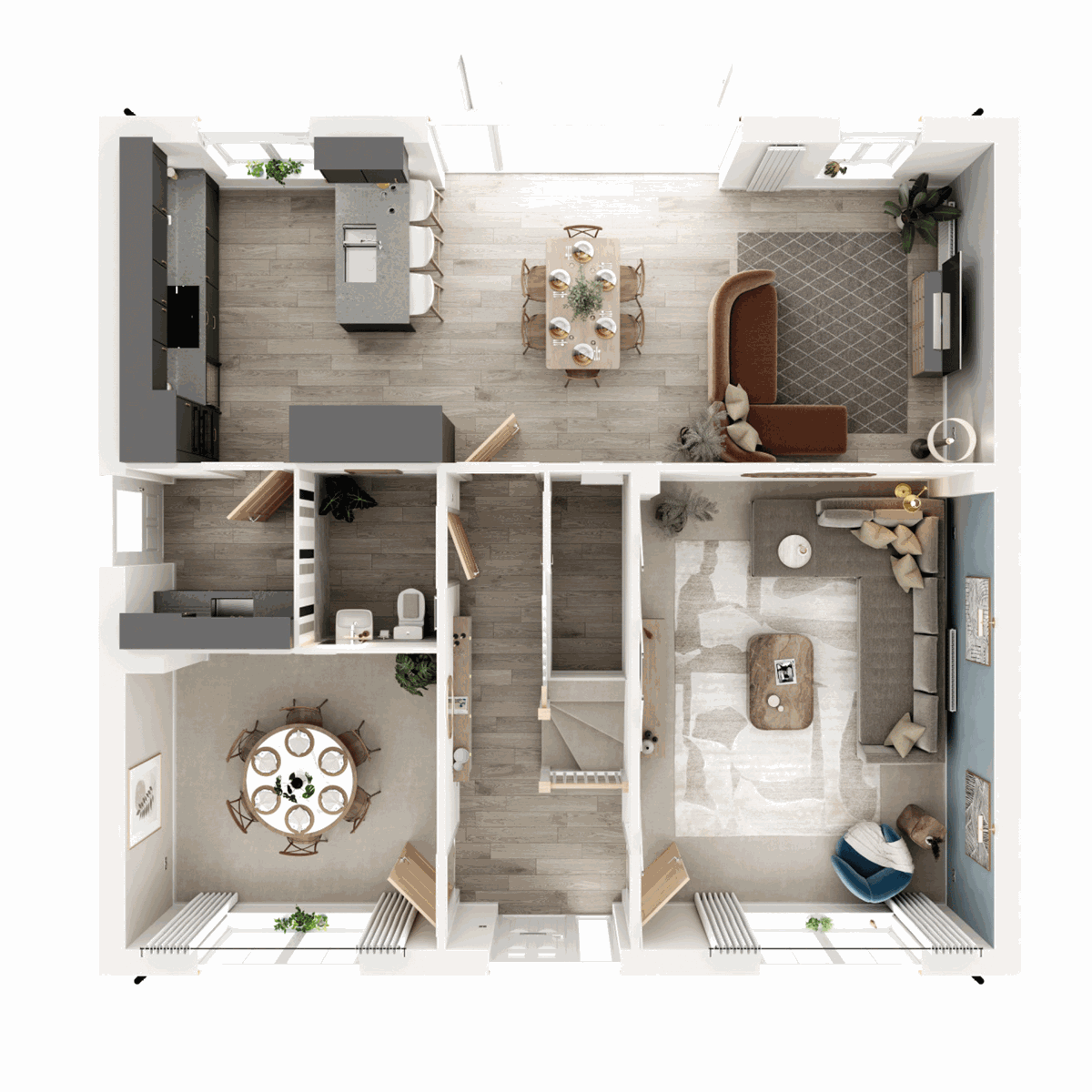Ground Floor 3D floor plan