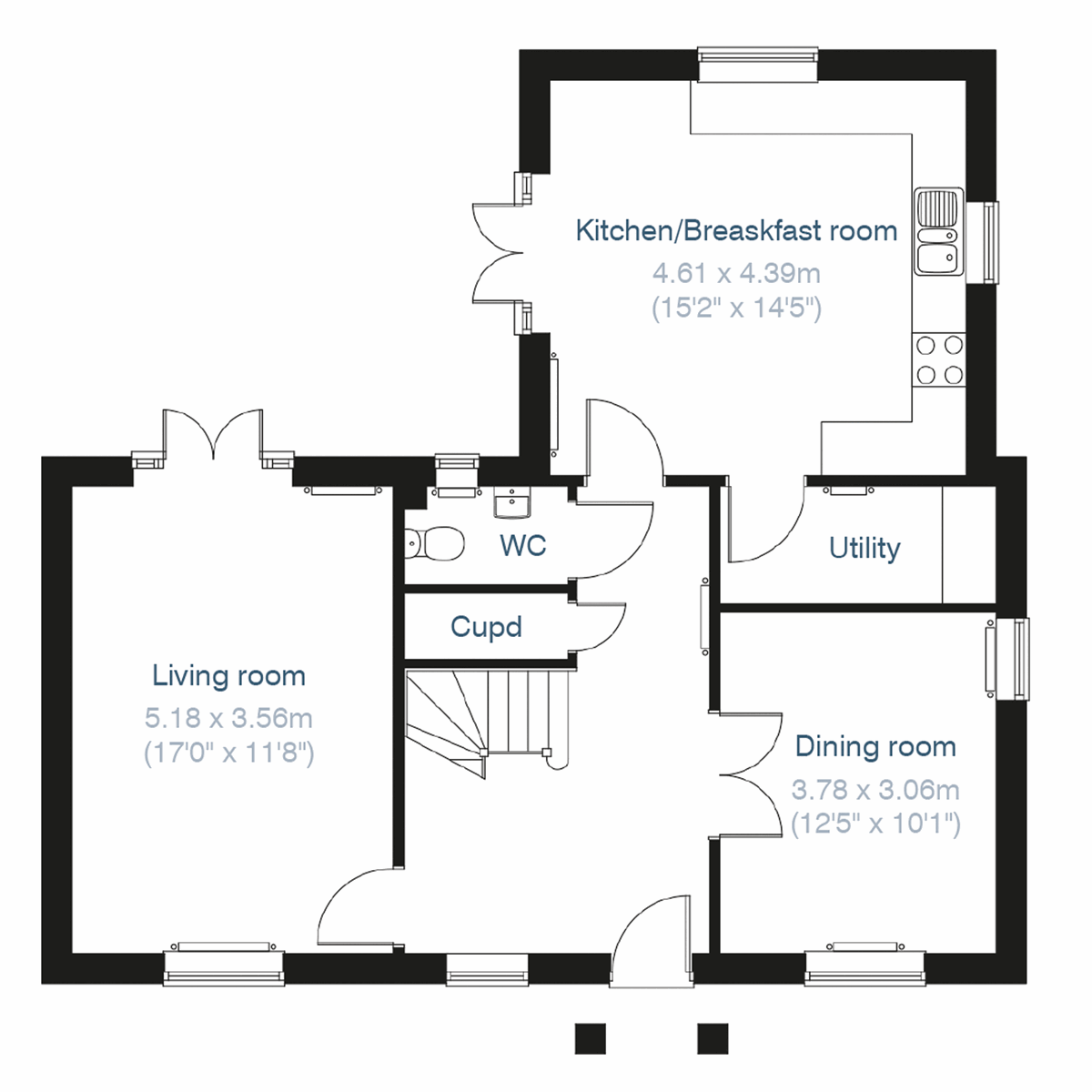 Ground Floor 2D floor plan