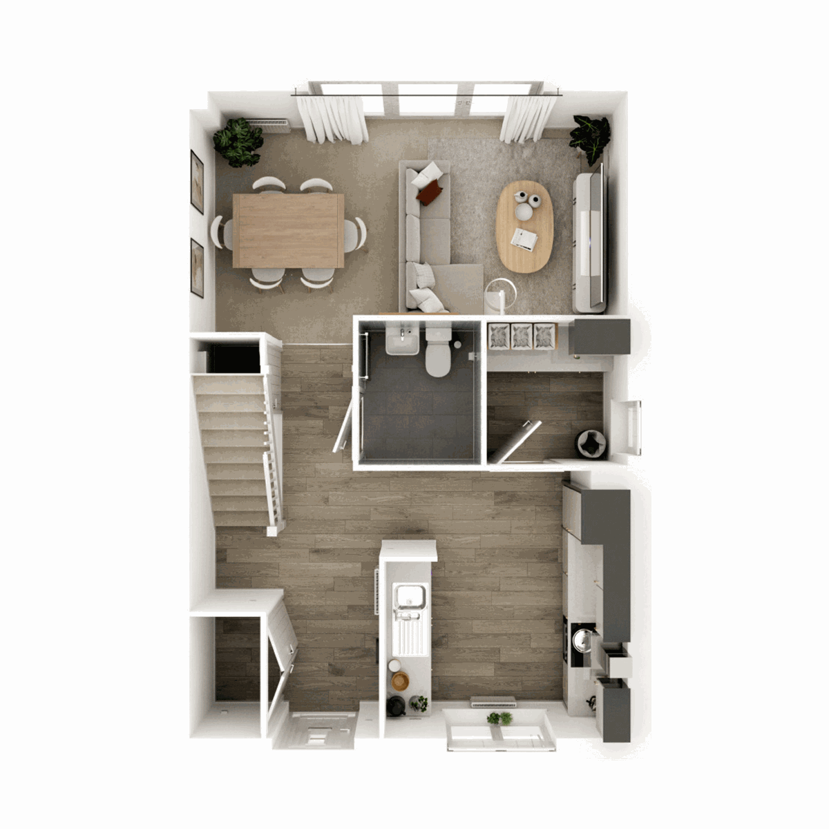 Ground Floor 3D floor plan