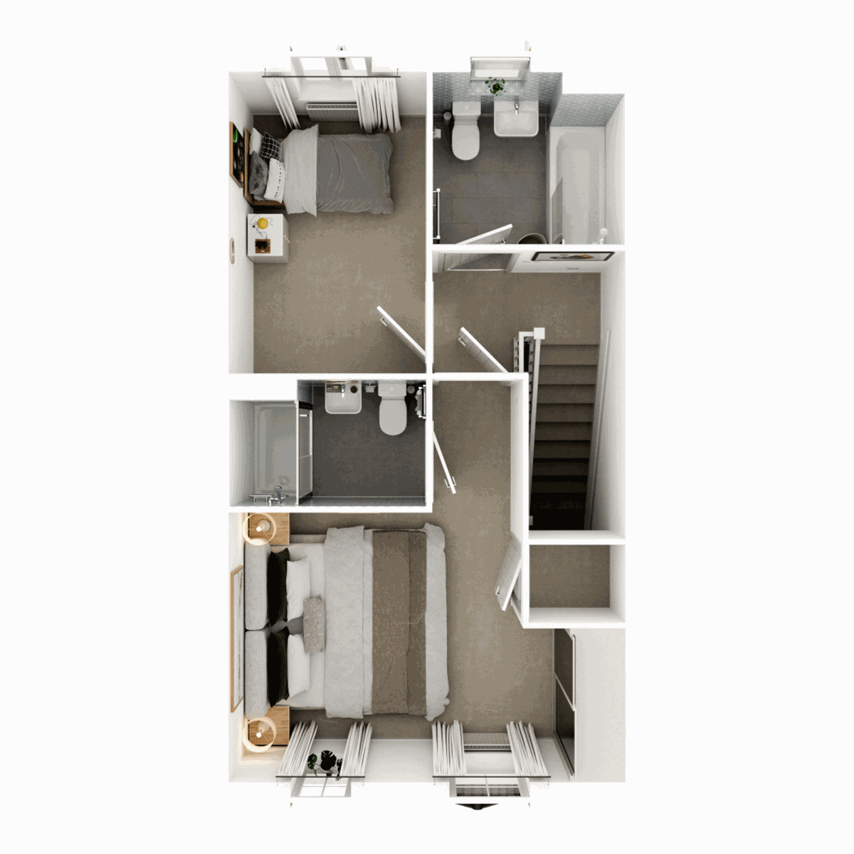 First Floor 3D floor plan