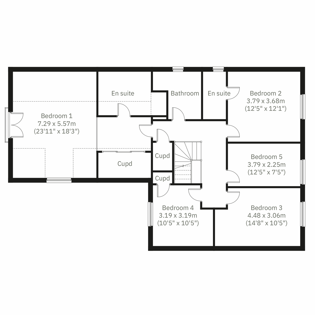 2D - First Floor floor plan