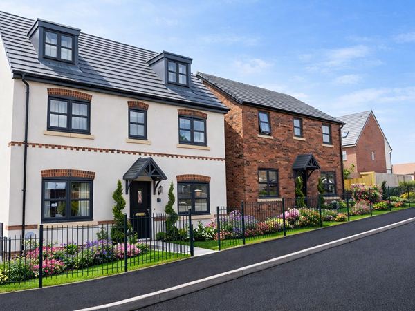 Street scene of a road at Manor Grove