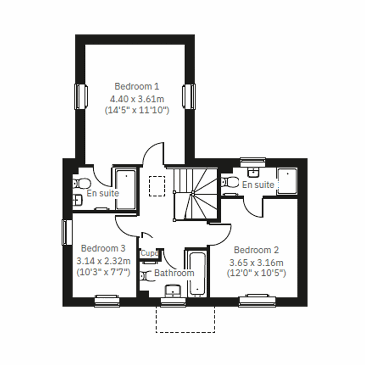 First Floor 2D floor plan