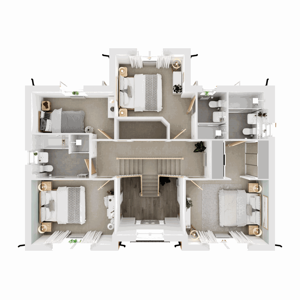 First Floor 3D floor plan