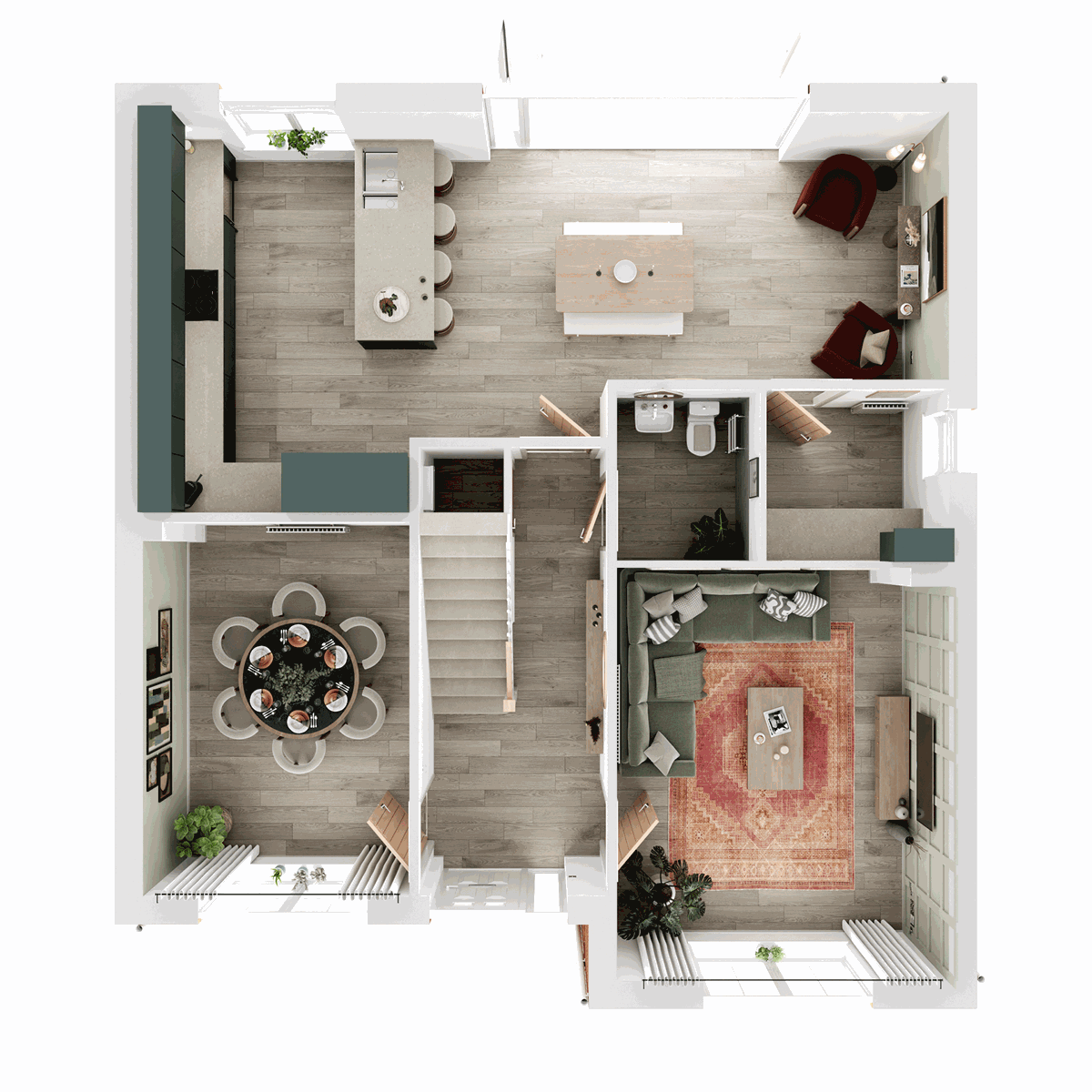 Ground Floor 3D floor plan