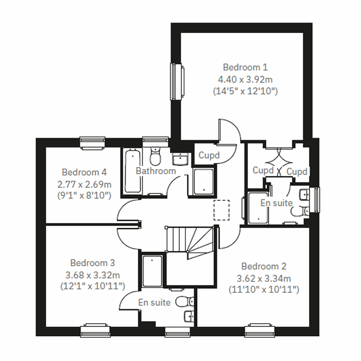 First Floor 2D floor plan